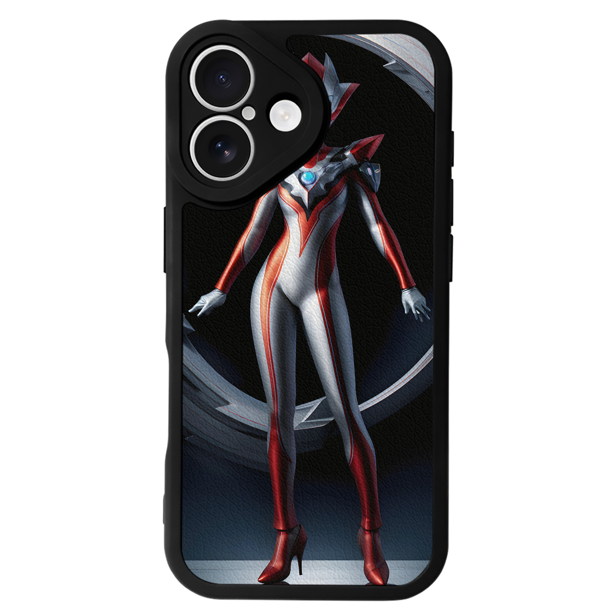 （画像用） ウルトラマン Ultraman 【iPhone 16シリーズ対応】シリコンスマホケース（レザー調） 材質：シリコン